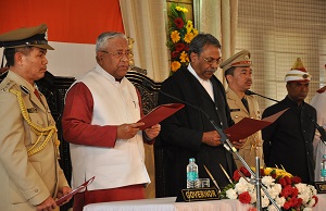 The Governor of Nagaland Padmanabha Balakrishna Acharya has been sworn-in as the Governor of Arunachal Pradesh in the Darbar Hall of Raj Bhavan, Itanagar on 28th January 2017.